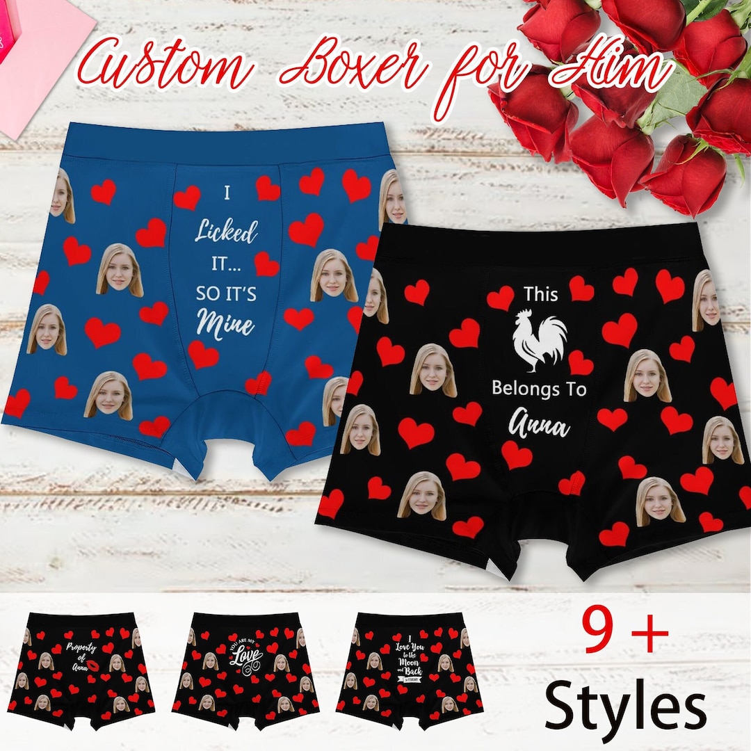 My Face Boxer Personalized Boxer Briefs With Photo - Custom Face ...