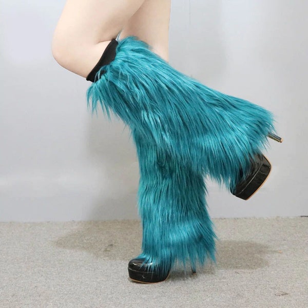 Fur Leg Warmers Etsy