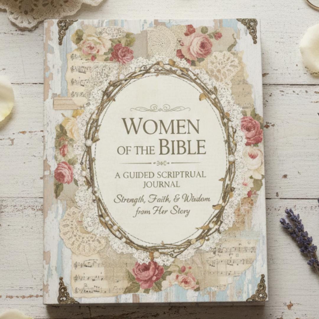 Women of the Bible | Guided Scripture Journal, Floral Vintage Cover - Etsy