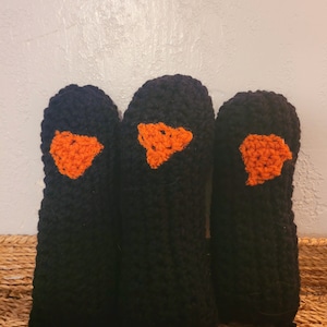 Knitted Primitive Crow Bowl Fillers | Set of 3
