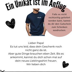 Minimalistisches „Dad of“ T-Shirt | Personalisiertes Geschenk für Väter | Vatertagsgeschenk | Vater shirt | Dad of One, Two, three image 4