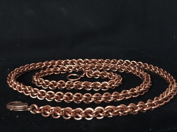 copper wallet chain