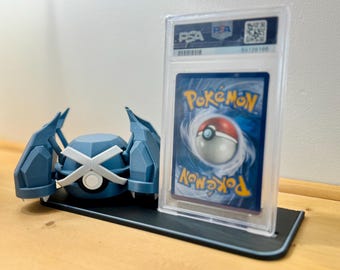 Pokemon - Metagross Inspired Pokeballs | 3D Printed Display Decor | Trading Card Display Stand