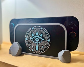 Legend of Zelda -  Sheikah Slate Inspired Dock Cover / Faceplate for Nintendo Switch 2 & 1 | Gaming Accessory