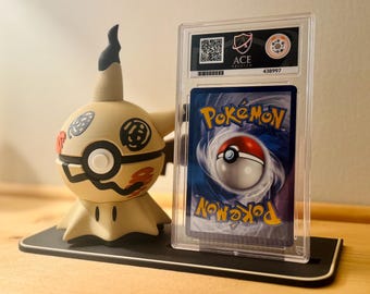 Pokemon - Mimikyu Inspired Pokeball | 3D Printed Display Decor | Trading Card Display Stand