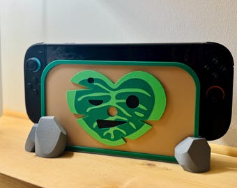 Legend of Zelda -  Korok Inspired Dock Cover / Faceplate for Nintendo Switch 2 | Gaming Accessory