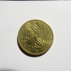 2001 france euro 50 cent coin - Etsy 日本
