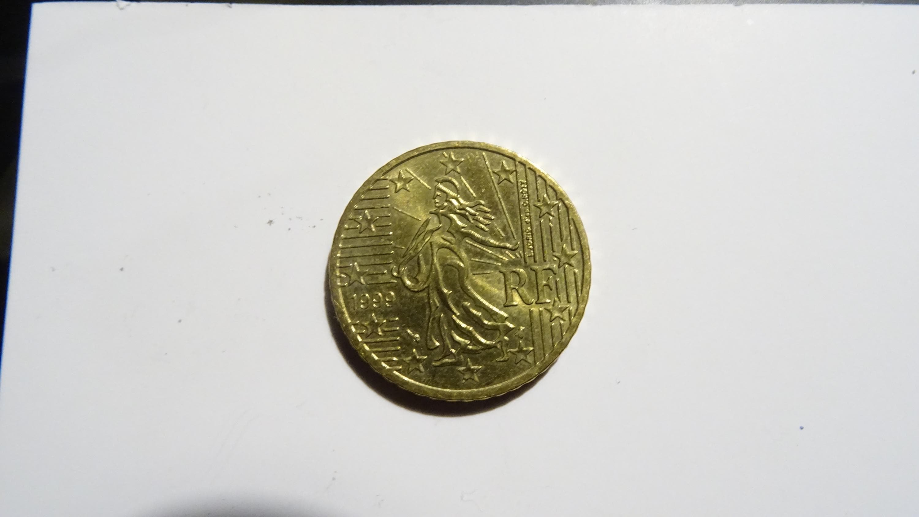 希少な1999年フランス50ユーロセント硬貨 – 金色、輝く輝き - Etsy 日本