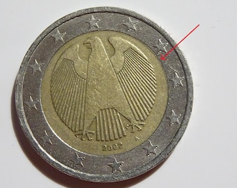 2002年ドイツ2ユーロ硬貨「A」ミント:希少なヴィンテージコレクターズ 2002年ドイツ2ユーロ硬貨「A」ミント:希少なヴィンテージコレクターズ