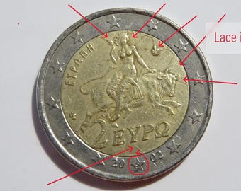 2002年ドイツ2ユーロ硬貨「A」ミント：希少なヴィンテージコレクターズ