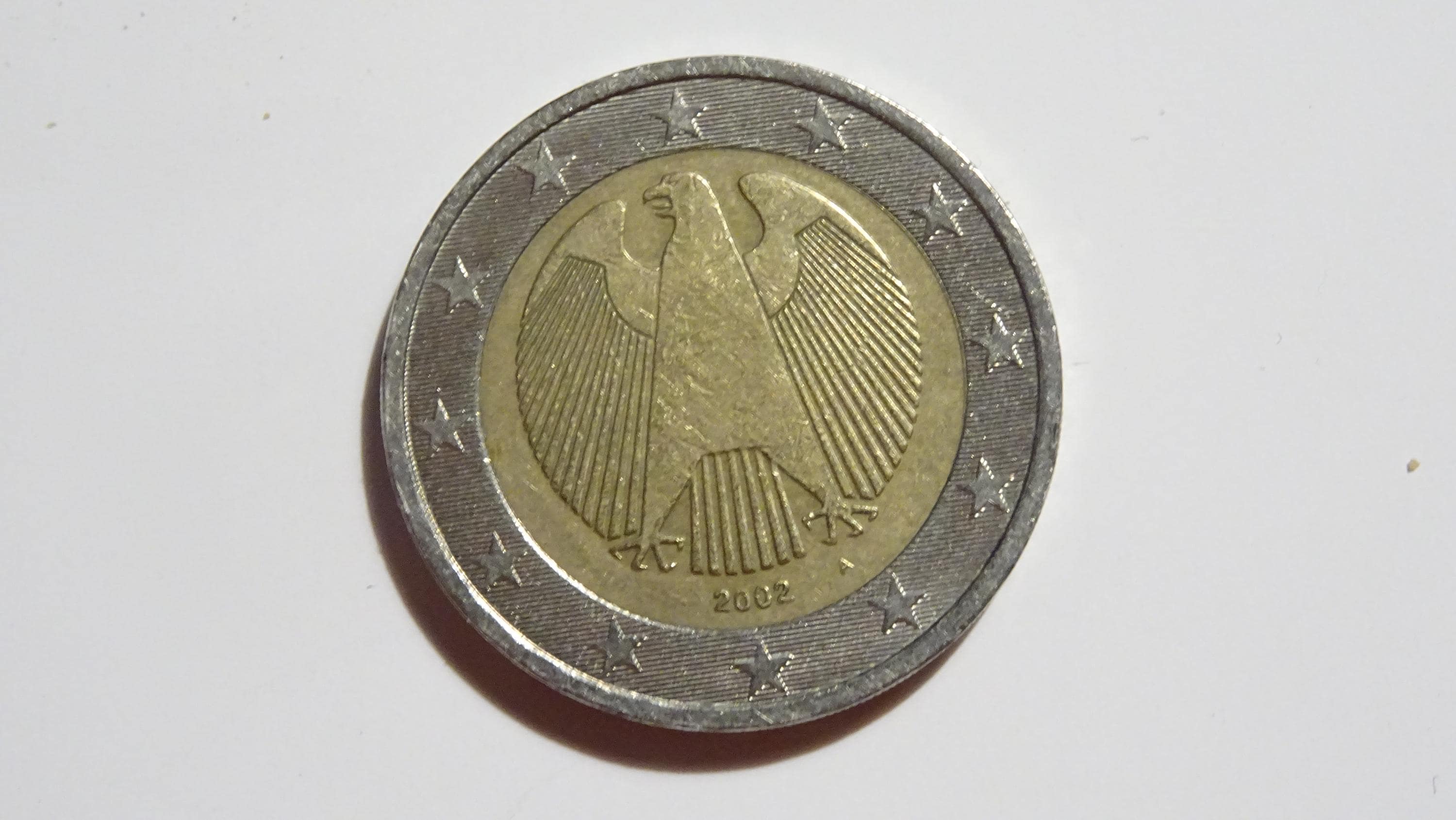2002年ドイツ2ユーロ硬貨「A」ミント：希少なヴィンテージコレクターズ