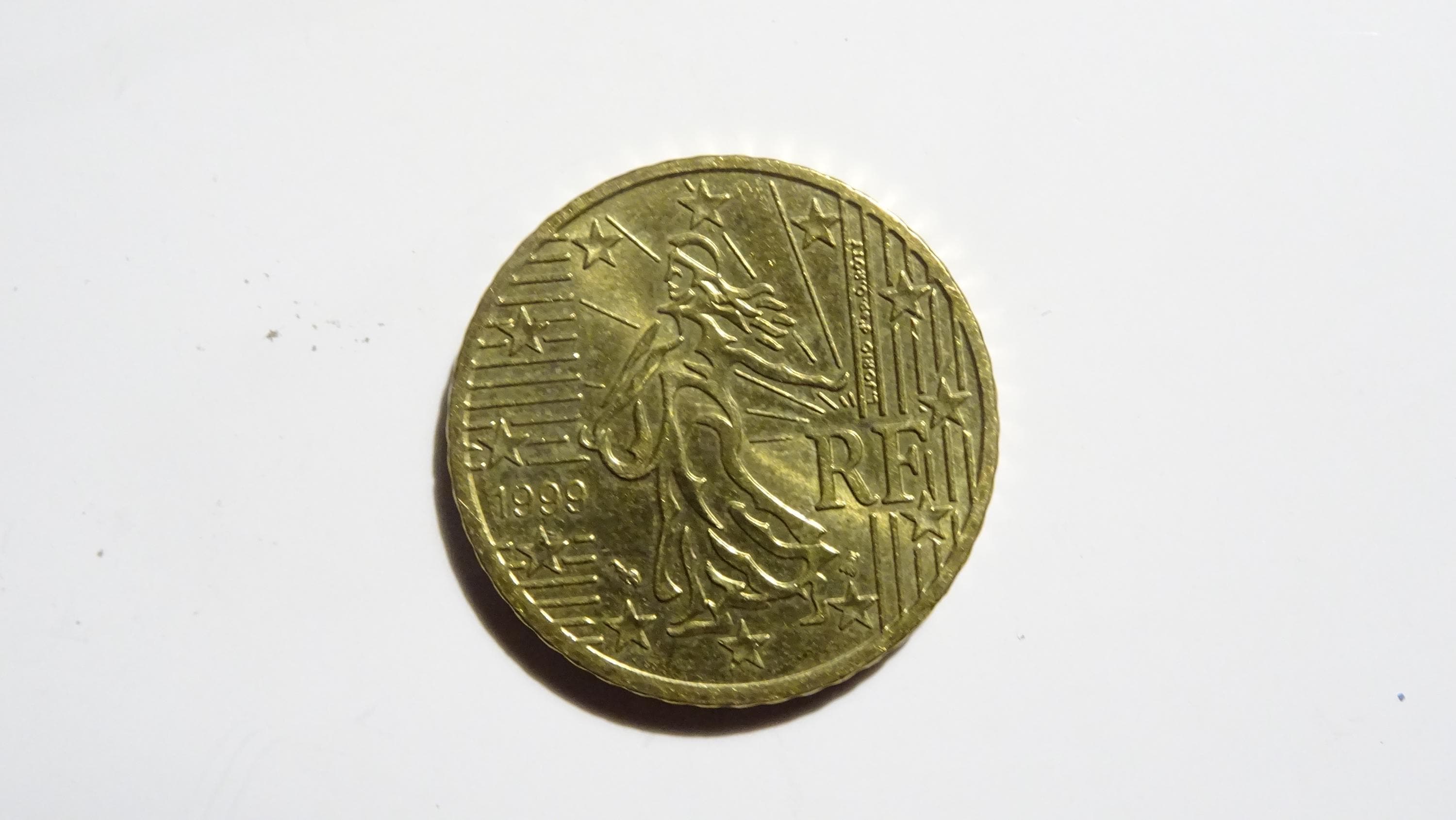 希少な1999年フランス50ユーロセント硬貨 – 金色、輝く輝き - Etsy 日本