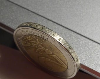 希少な2002年ドイツ2ユーロ硬貨 - 「G」ミントマーク付きヴィンテージ