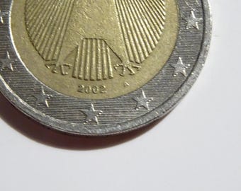 2002年ドイツ2ユーロ硬貨「A」ミント：希少なヴィンテージコレクターズ