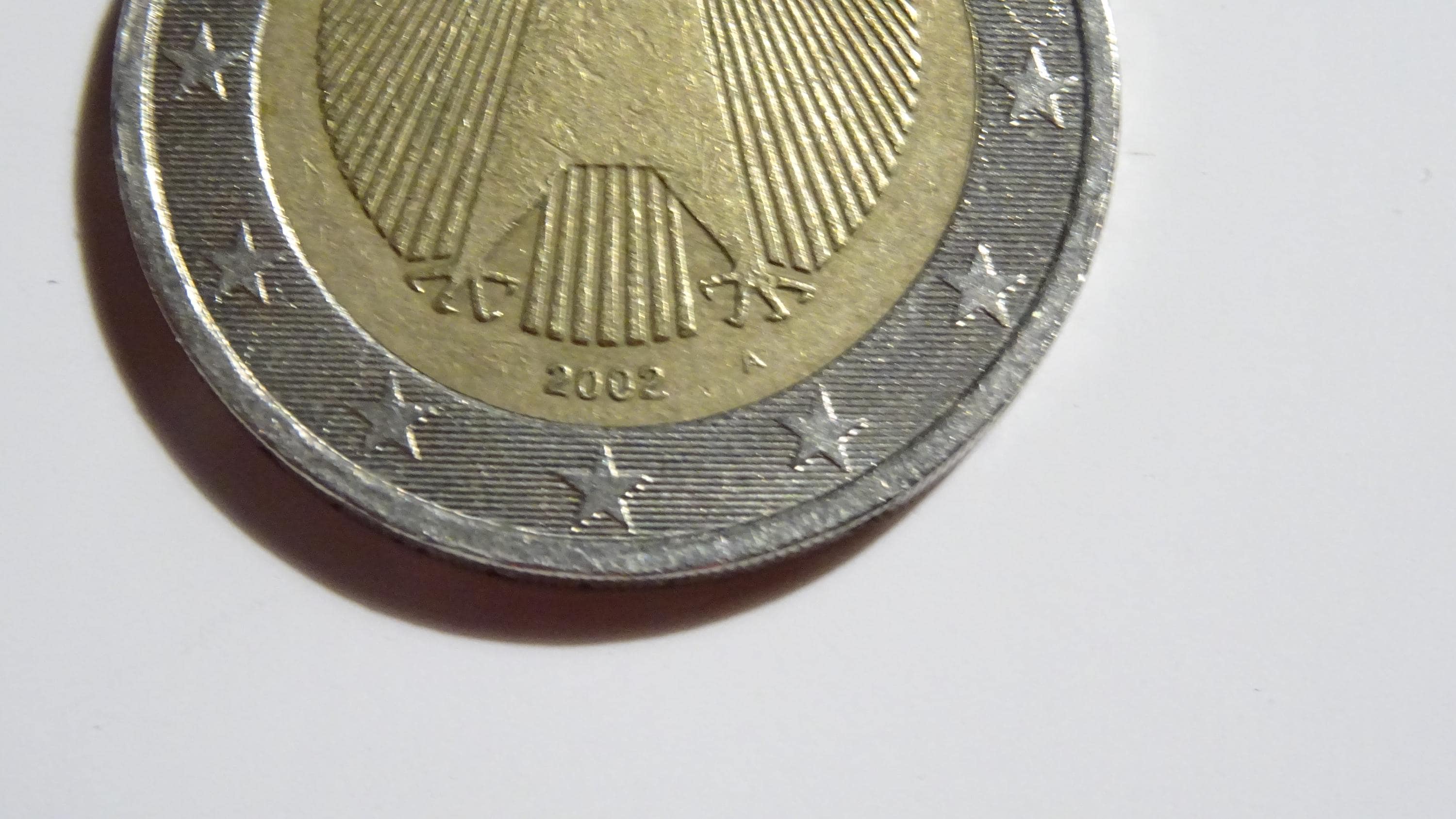 2002年ドイツ2ユーロ硬貨「A」ミント：希少なヴィンテージコレクターズ