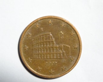 20ユーロセント硬貨、2002年、イタリア - Etsy 日本