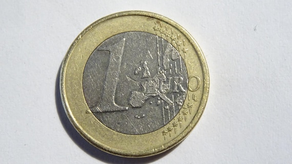 希少な1ユーロ硬貨（1999年フィンランド製） - 鋳造エラーあり
