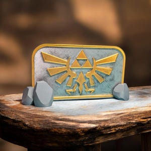 Soporte para base de Switch 2 Hylian Shield BOTW TOTK