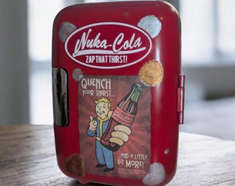 Fallout ヌカ・コーラ ミニ冷蔵庫（ダメージあり） - Etsy 日本