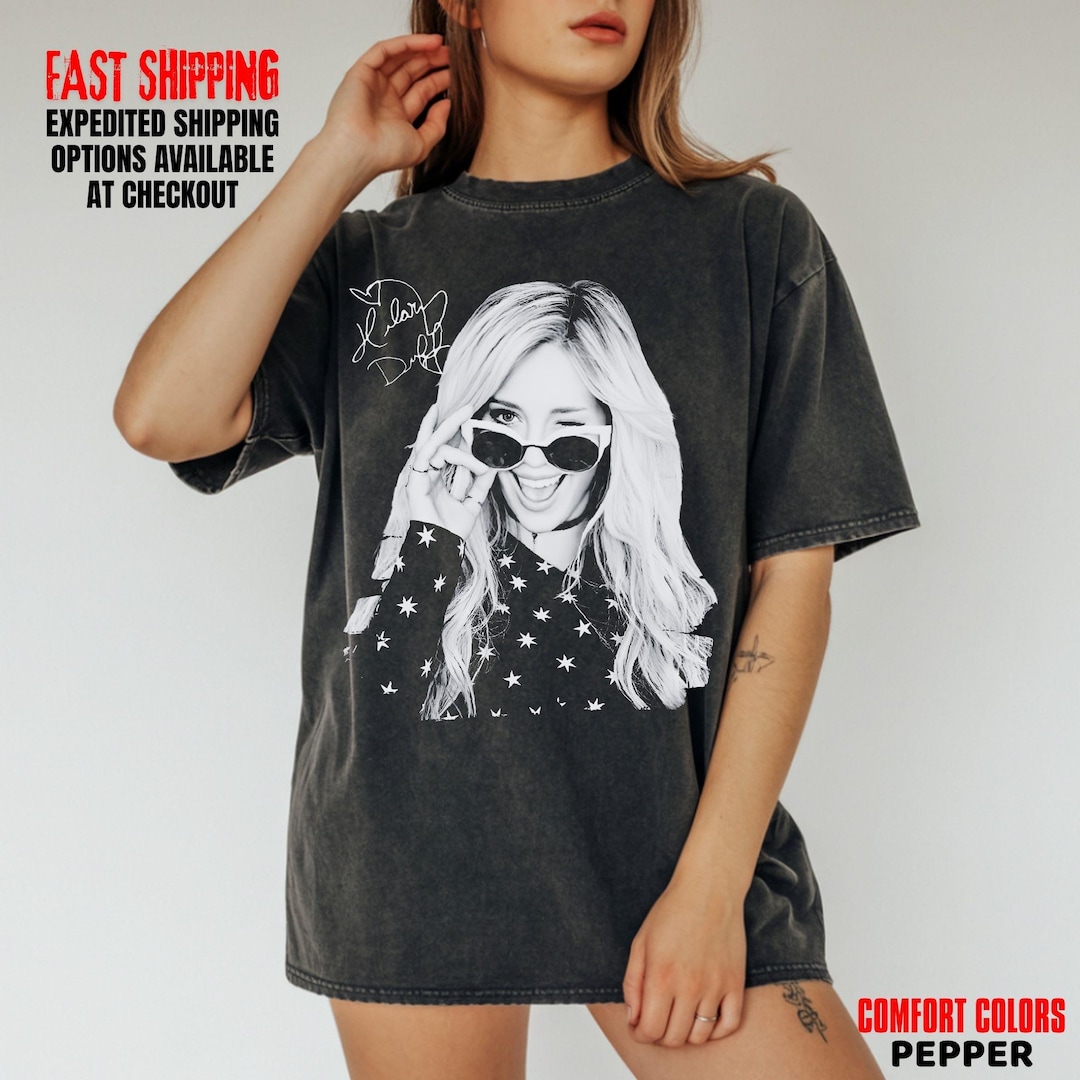 Vintage Hilary Duff The Lucky Me Tour T-Shirt, Signature Shirt, Comfort Colors Tee
