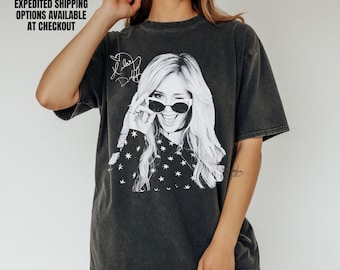 Vintage Hilary Duff The Lucky Me Tour T-Shirt, Signature Shirt, Comfort Colors Tee