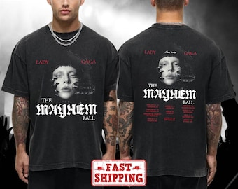 Comfort Colors Lady Gaga The Mayhem Ball Concert T-Shirt, 2026 World Tour Unisex Shirt