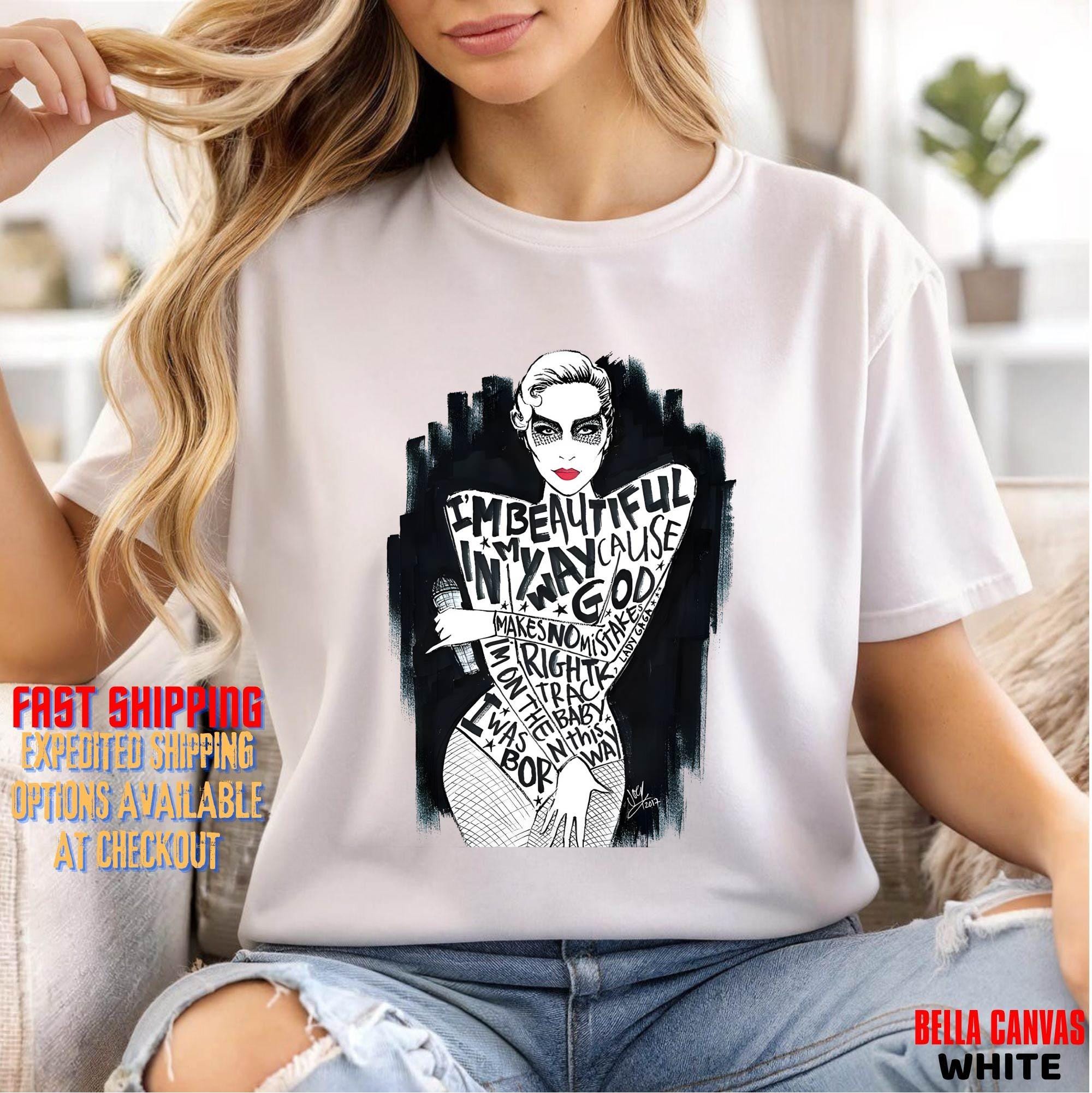 Lady Gaga Born This Way Tee - Etsy