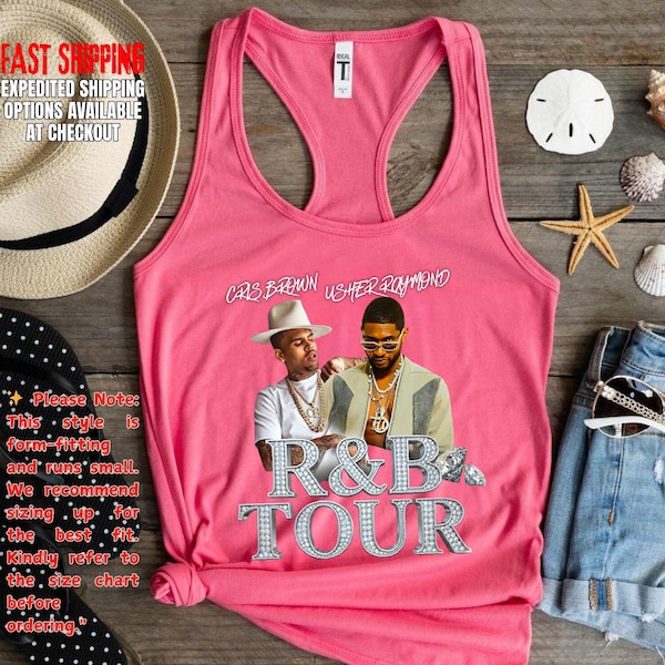 Usher Raymond vs Chris Brown R&B Duo Concert Tank Top