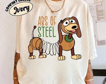 Imagen PNG de un perro Slinky de ABS de acero, diseño de sublimación inspirado en Toy Story (descarga digital).