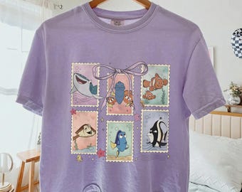 Camiseta de Buscando a Nemo con colores cómodos, camiseta a juego de la familia Dory (descarga digital)