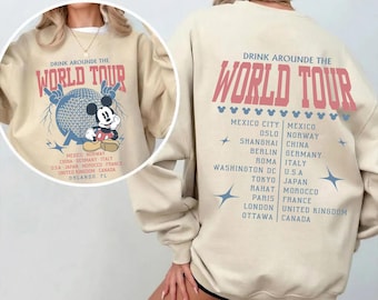 Camiseta retro de Mickey Mouse del World Tour de Epcot (Descarga digital)