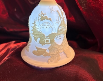 Light-Up Santa Bell Ornament: 3D Printed LED Christmas Decor