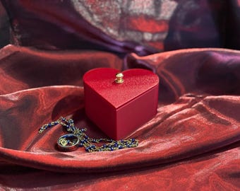 Heart Keepsake Box | Small Jewelry Box | Love Gift | Valentine’s Day Decor | Trinket Box for Special Memories