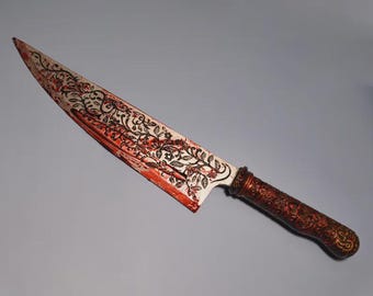 Réplica de la Espada Vorpal 1:1 / Arma de cosplay de McGee Alice Madness Returns / Accesorio de fantasía pintado a mano
