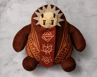 Réplica de peluche de Esquie / Muñeco del personaje Clair Obscur Expedition 33 / Juguete coleccionable del juego de cosplay