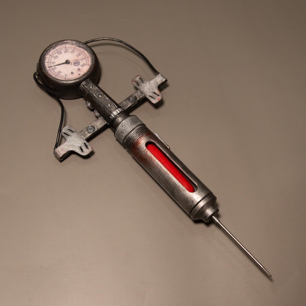 Fallout Stimpak Prop Replica | Stimpak Syringe Cosplay Accessory | 3D Printed & Hand Painted Collectible