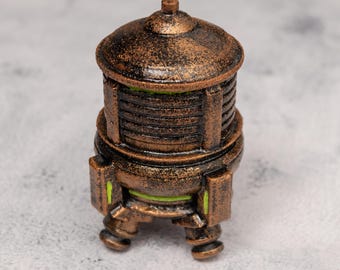 Réplica de granada de plasma de Fallout / Accesorio de cosplay de Wasteland / Coleccionable impreso en 3D y pintado a mano