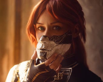 Alicia Mask Replica 1:1 | Clair Obscur Expedition 33 Cosplay Prop | Hand Painted Game Mask