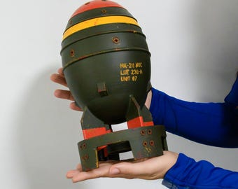 Fallout Mini Nuke 1:1 Replica | Handmade Cosplay Prop | Wasteland Display Weapon | Gamer Gift