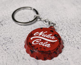 Llavero abridor de botellas de Nuka Cola de Fallout / Accesorio de cosplay de Wasteland de metal / Regalo coleccionable para gamers