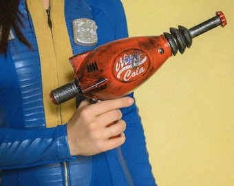 3D Printed Fallout Inspired Blaster | Nuka Cola Style Handmade Thirst Zapper | Cosplay Videogame Replica