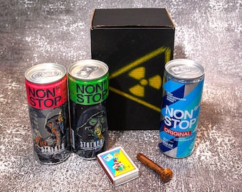STALKER Supply Gift Box | Non Stop Energy Drink, Matches & Bolt | Survival Zone Gamer Gift