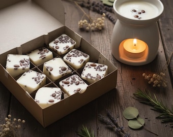 Coffee & Vanilla Soy Wax Melts | Natural Home Fragrance with Coffee Beans