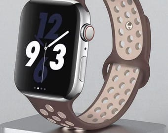 シリコン製 Apple Watch バンド: Ultra、SE、Series 4-10 用スポーツ