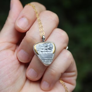 Silver & Gold // Mixed Metal Necklace // Sterling Silver and Gold Fill // Hand Crafted // Artisan // Eco Friendly