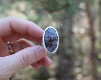 Artemisia // Astrophylite Ring in Sterling  Silver // Hand Crafted // Artisan // Eco Friendly // The Magic of Roots Collection