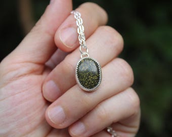 Dino Egg // New Lander Pendant Necklace // Sterling Silver // Hand Crafted // Artisan // Eco Friendly