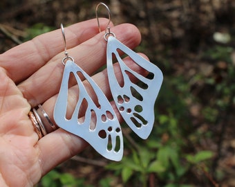 Clara Seraphine // Butterfly Earrings //  Sterling Silver // Hand Crafted // Artisan // Eco Friendly // Victorian Spring