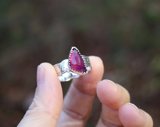 Anastasia // Tourmaline Ring // Sterling Silver // Hand Crafted // Artisan // Eco Friendly