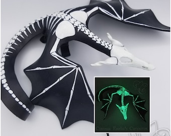 Skeletal Arm Dragon - Limited Edition, numbered 3, handmade leather